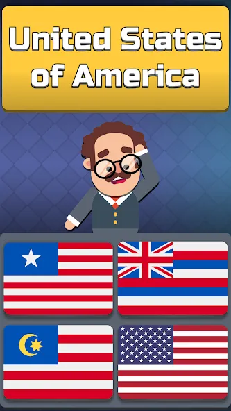 Скачать Geography: Flags Quiz Game MOD APK — Открыты все флаги и уровни — скриншот 1