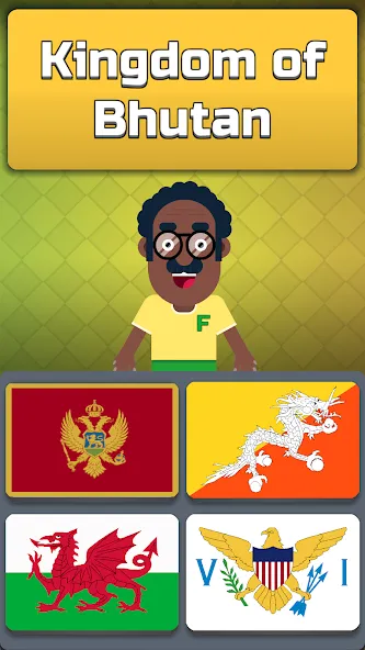 Скачать Geography: Flags Quiz Game MOD APK — Открыты все флаги и уровни — скриншот 3
