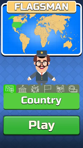 Скачать Geography: Flags Quiz Game MOD APK — Открыты все флаги и уровни — скриншот 5