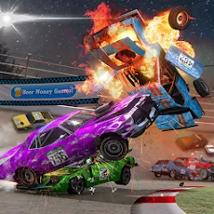 Скачать Demolition Derby 3 MOD APK — Безлимитные деньги и топливo