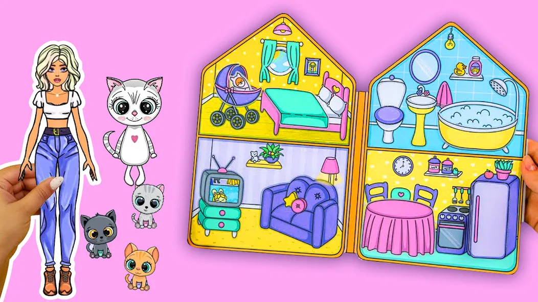 Doll Dress Up Makeup Girl Game MOD APK на Android — Все наряды и макияж открыты — скриншот 1 Doll Dress Up Makeup Girl Game MOD APK на Android — Все наряды и макияж открыты — скриншот 1