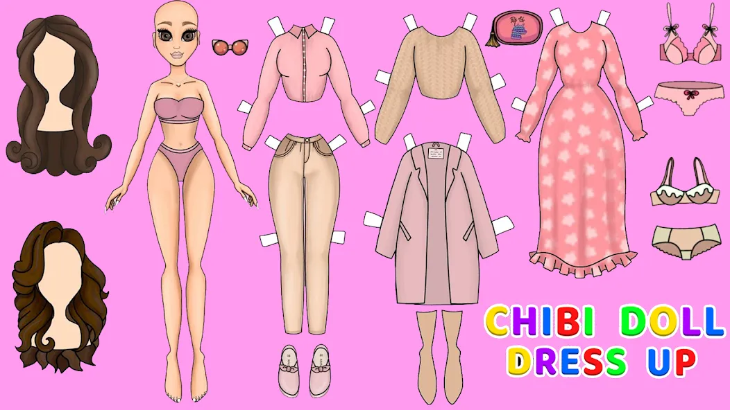 Doll Dress Up Makeup Girl Game MOD APK на Android — Все наряды и макияж открыты — скриншот 4 Doll Dress Up Makeup Girl Game MOD APK на Android — Все наряды и макияж открыты — скриншот 4