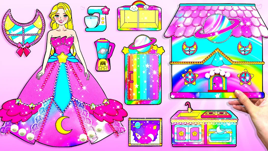 Doll Dress Up Makeup Girl Game MOD APK на Android — Все наряды и макияж открыты — скриншот 5 Doll Dress Up Makeup Girl Game MOD APK на Android — Все наряды и макияж открыты — скриншот 5