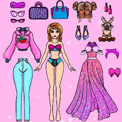 Doll Dress Up Makeup Girl Game MOD APK на Android — Все наряды и макияж открыты