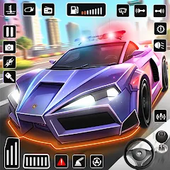 Police Car Kids Driving Game MOD — Новые полицейские машины и задания на Андроид