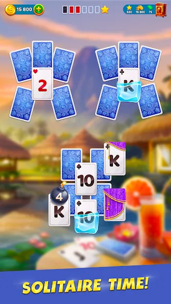 Solitaire Cruise: Card Games на Андроид — Мод Безлимитные монеты и жизни — скриншот 5