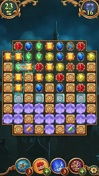 Скачать Clockmaker: Jewel Match 3 Game на телефон — Безлимитные монеты и жизни — скриншот 5