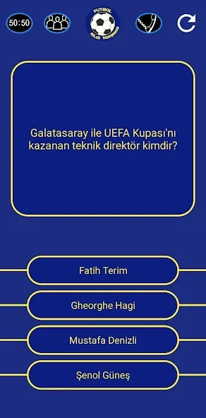 Скачать Türkiye Süper Ligi Bilgi Oyunu с модом — Безлимитные подсказки и очки — скриншот 2
