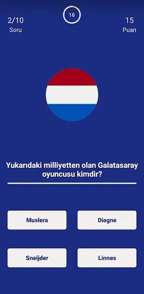 Скачать Türkiye Süper Ligi Bilgi Oyunu с модом — Безлимитные подсказки и очки — скриншот 5