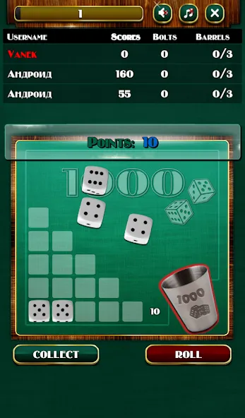 Thousand Dice MOD APK — Безлимитные броски и высокий урон — скриншот 3 Thousand Dice MOD APK — Безлимитные броски и высокий урон — скриншот 3