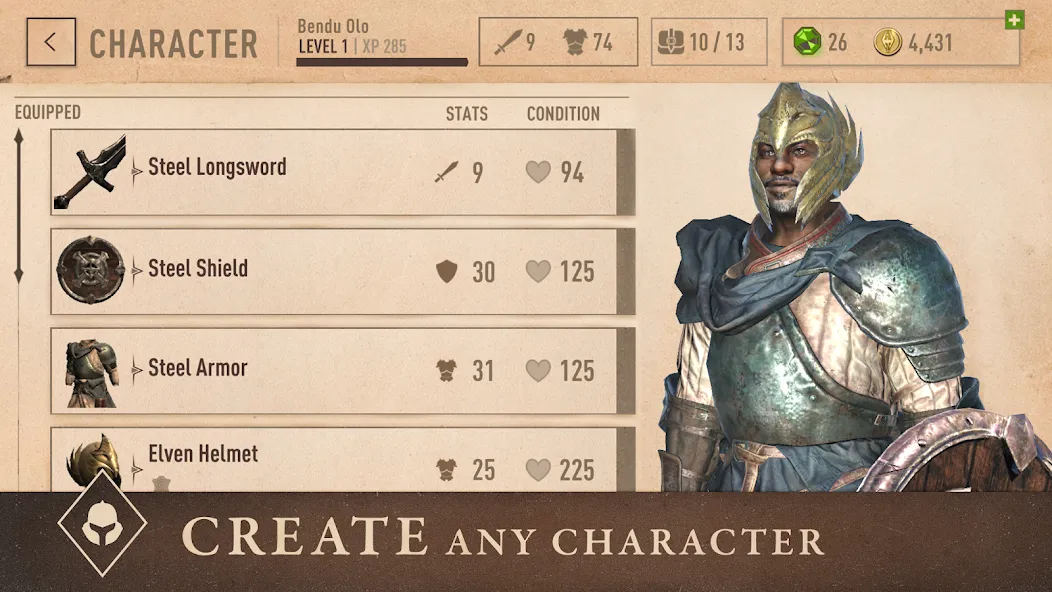The Elder Scrolls: Blades (Мод Безлимитные деньги и ресурсы) — скриншот 4