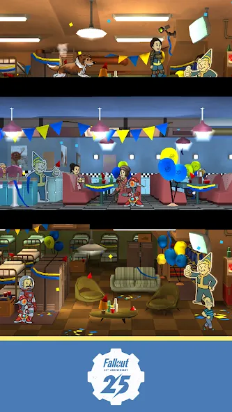 Взлом Fallout Shelter — Безлимитные ресурсы и открытые комнаты — скриншот 1