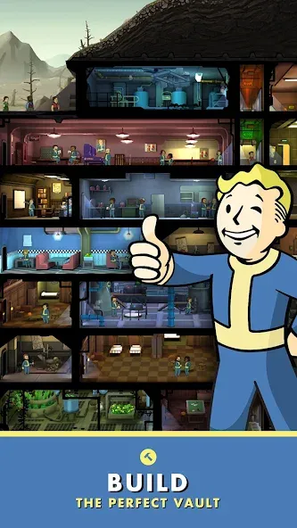 Взлом Fallout Shelter — Безлимитные ресурсы и открытые комнаты — скриншот 4