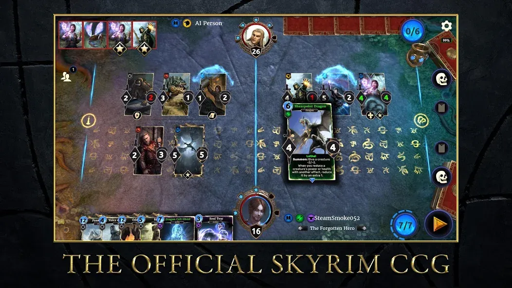 Взломанная The Elder Scrolls: Legends на Андроид — Безлимитные деньги и открыты все карты — скриншот 3