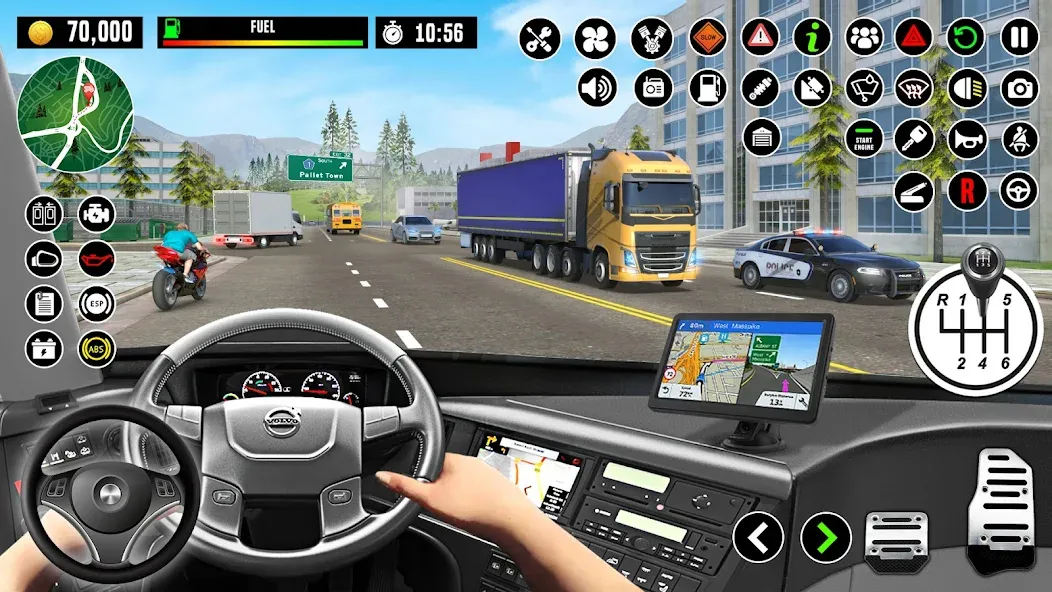 Bus Driving School : Bus Games — Взломанная версия (Безлимитные деньги и открыты все уровни) — скриншот 3