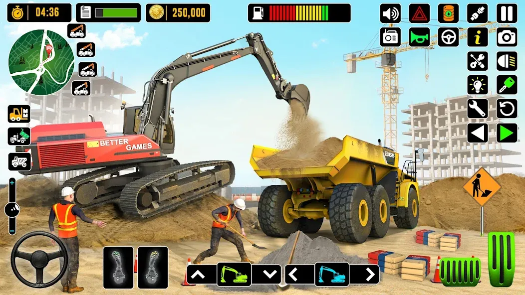 Скачать City Road Construction Games на Android — Строительство дорог без ограничений — скриншот 5