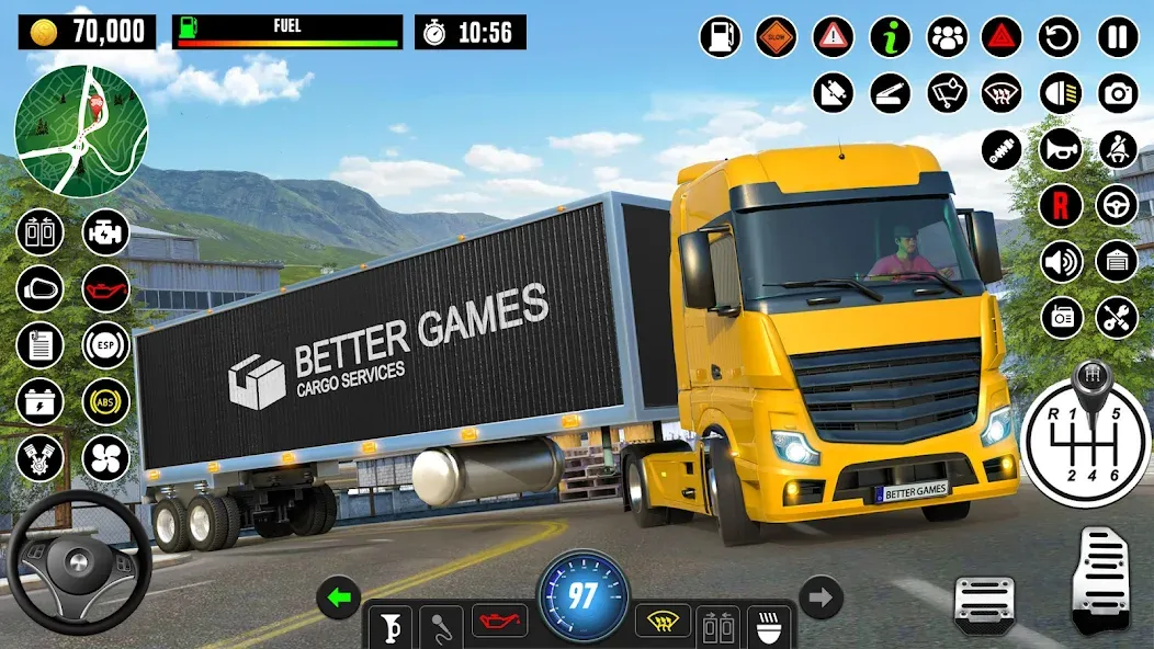 Truck Games - Driving School — Мод: Много денег и все машины открыты — скриншот 1 Truck Games - Driving School — Мод: Много денег и все машины открыты — скриншот 1