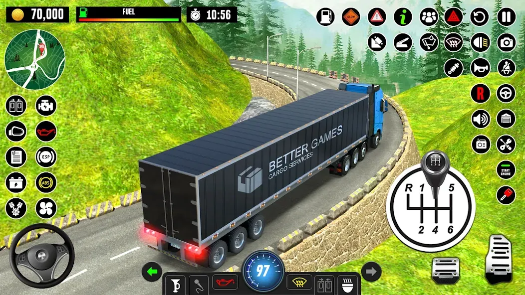 Truck Games - Driving School — Мод: Много денег и все машины открыты — скриншот 3 Truck Games - Driving School — Мод: Много денег и все машины открыты — скриншот 3