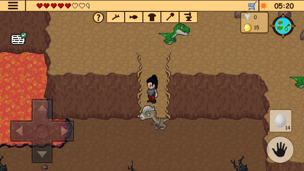 Survival RPG 3:Lost in time 2D Mod APK Безлимитные ресурсы и здоровье — Скачать на Андроид — скриншот 1