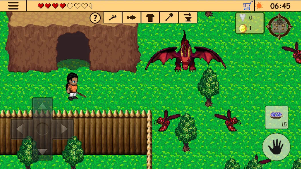 Survival RPG 3:Lost in time 2D Mod APK Безлимитные ресурсы и здоровье — Скачать на Андроид — скриншот 2