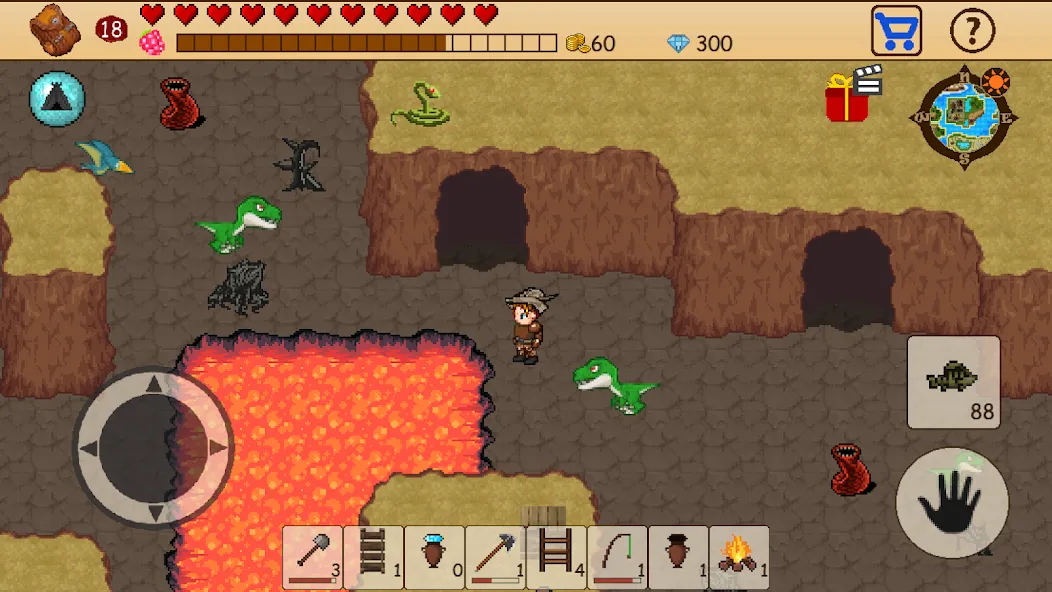 Взломанная Survival RPG: Open World Pixel на Андроид — Безлимитные ресурсы и здоровье — скриншот 5