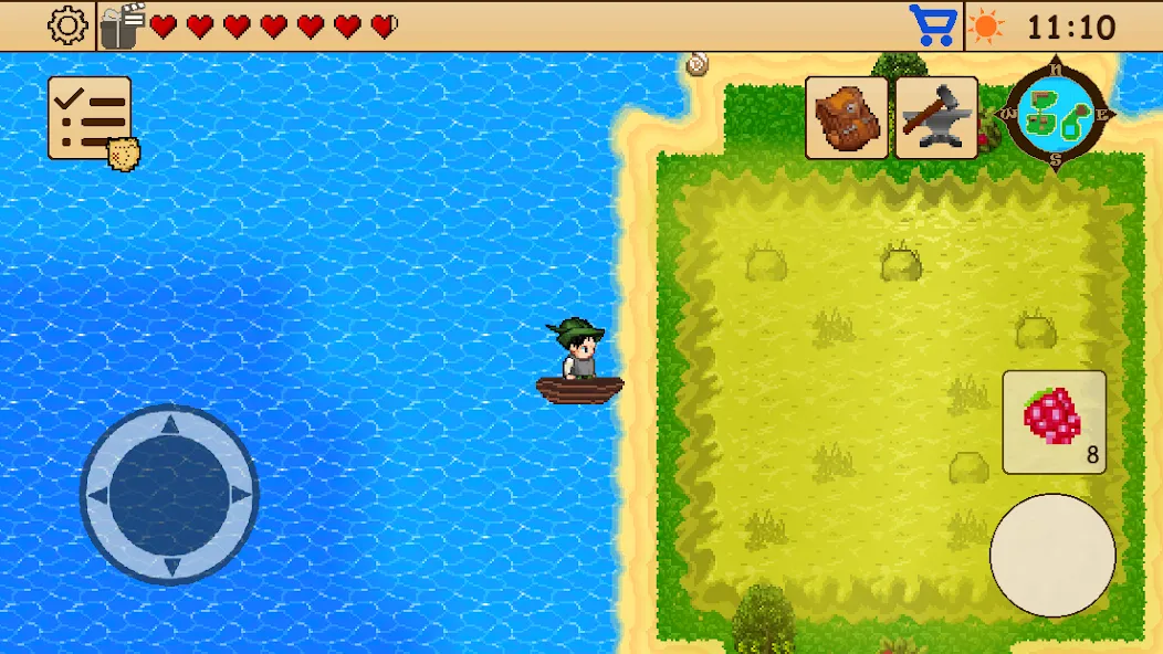 Скачать Survival RPG 1: Island Escape — Последняя версия (Безлимитные ресурсы и здоровье) — скриншот 4