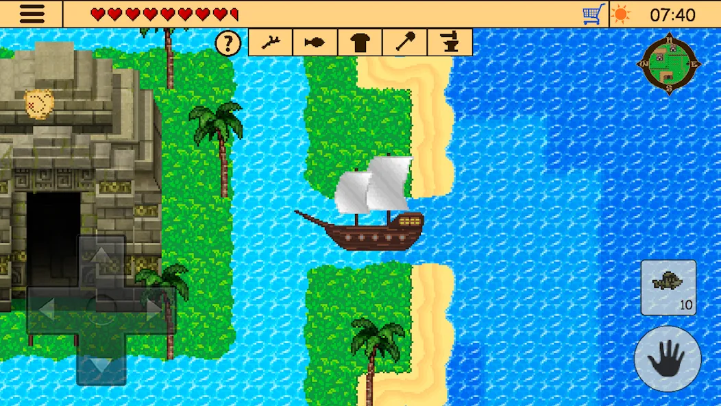Survival RPG 2:Temple Ruins 2D Mod APK Безлимитные ресурсы и здоровье — Скачать на Андроид — скриншот 3