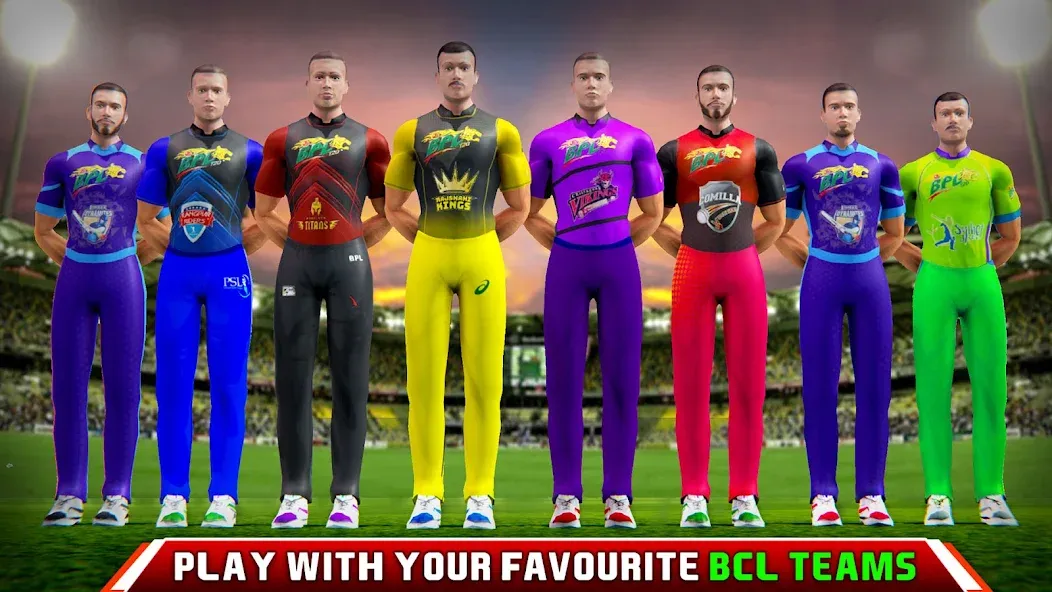 Скачать Bangladesh Cricket T20 Game (Мод: Безлимитные деньги и все команды открыты) на Андроид — скриншот 1