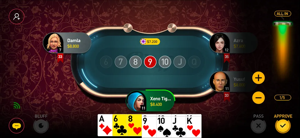 Bluff Game (Мод Взломанные карты и безлимитные ходы) — скриншот 5