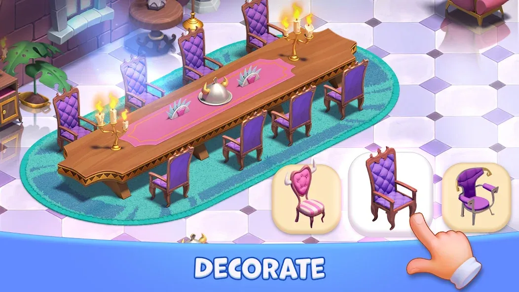 Lucy’s Ville: Fabulous Merge MOD APK — Безлимитные монеты и энергия — скриншот 4