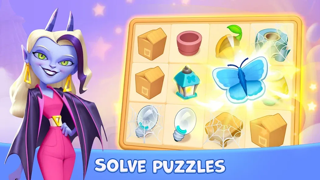 Lucy’s Ville: Fabulous Merge MOD APK — Безлимитные монеты и энергия — скриншот 5