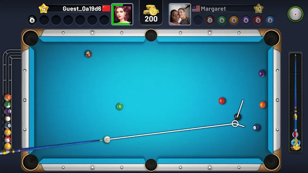 8 Pool Clash на Андроид — Безлимитные монеты и разблокированные столы — скриншот 3 8 Pool Clash на Андроид — Безлимитные монеты и разблокированные столы — скриншот 3