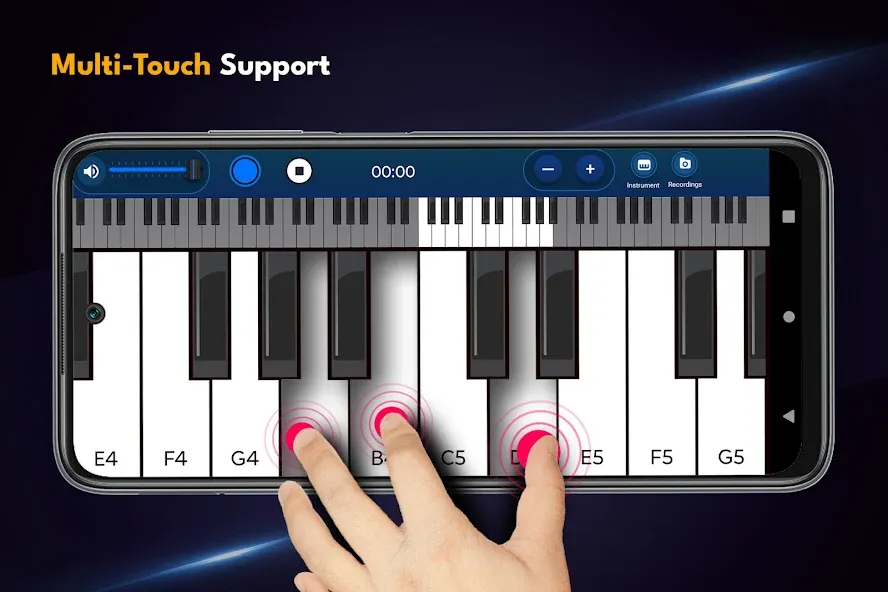 Скачать Real Piano Keyboard — Реалистичный звук и безлимитные ноты — скриншот 2