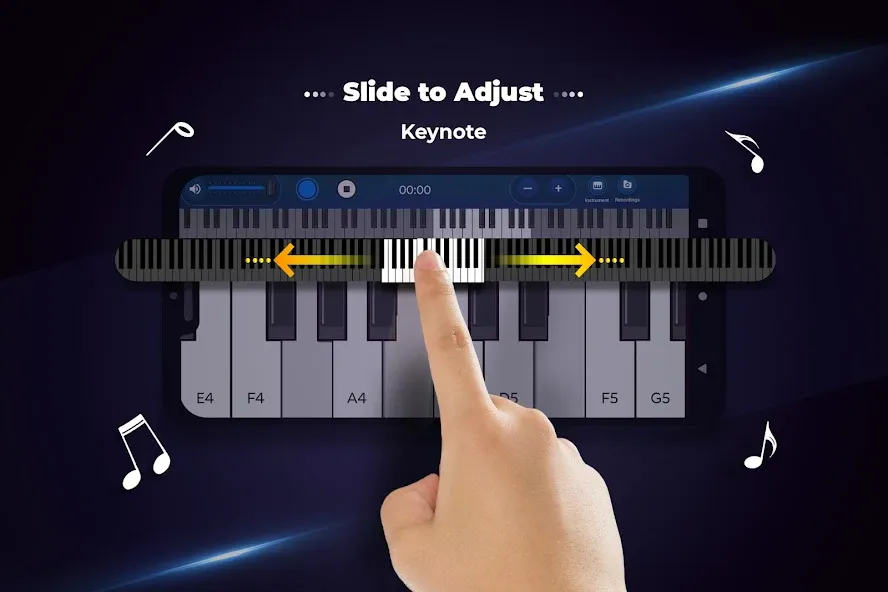 Скачать Real Piano Keyboard — Реалистичный звук и безлимитные ноты — скриншот 3