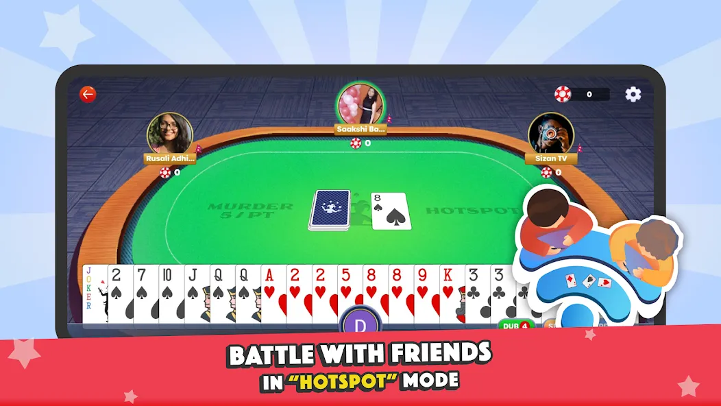 Скачать Marriage Card Game by Bhoos на Андроид — Безлимитные подсказки и открыты все карты — скриншот 4