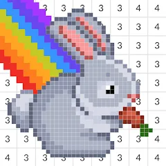 Pixel Art - Color House — Взломанная версия (Все раскраски открыты и без рекламы)