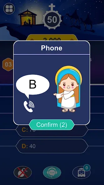 Daily Bible Trivia: Quiz Games на Андроид — Безлимитные подсказки и очки — скриншот 5