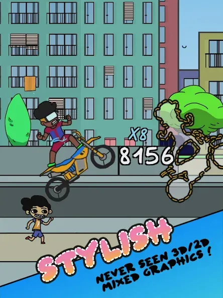 Summer Wheelie на Андроид — Безлимитное топливо и открыты все байки — скриншот 5