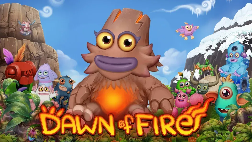 Скачать взломанную Singing Monsters: Dawn of Fire — Безлимитные ресурсы и ускоренное развитие — скриншот 5