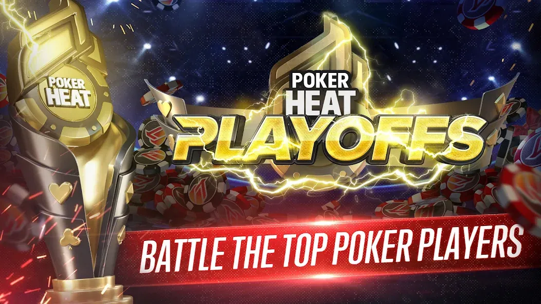 Взлом Poker Heat™ Texas Holdem Poker — Безлимитные фишки и все столы открыты — скриншот 3