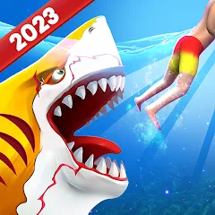 Скачать взлом Double Head Shark Attack PVP на Андроид — Безлимитные деньги и усиленный урон