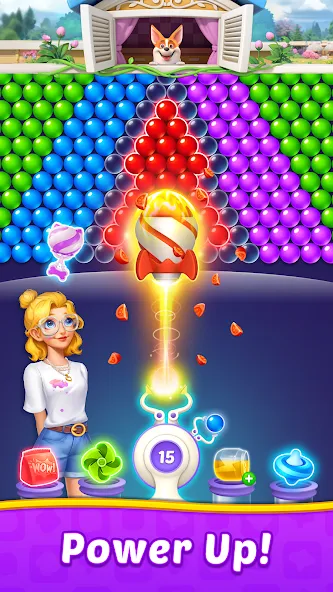 Скачать Bubble Shooter Home с модом — Безлимитные монеты и все уровни — скриншот 2