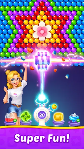 Скачать Bubble Shooter Home с модом — Безлимитные монеты и все уровни — скриншот 4
