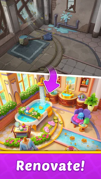 Скачать Fruit Diary 2: Manor Design — Безлимитные монеты и открыты все уровни — скриншот 1