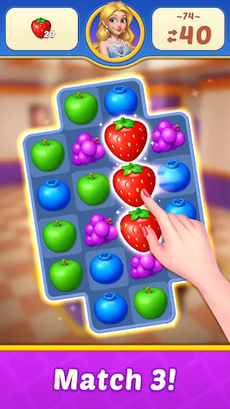 Скачать Fruit Diary 2: Manor Design — Безлимитные монеты и открыты все уровни — скриншот 2