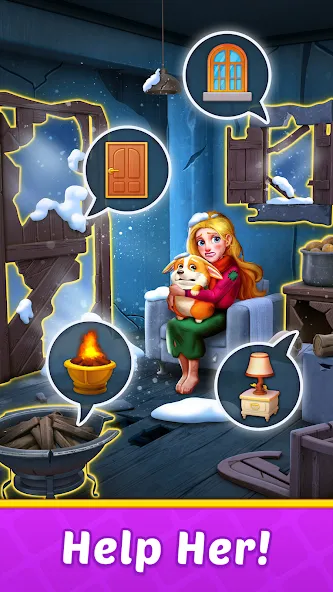 Скачать Fruit Diary 2: Manor Design — Безлимитные монеты и открыты все уровни — скриншот 4