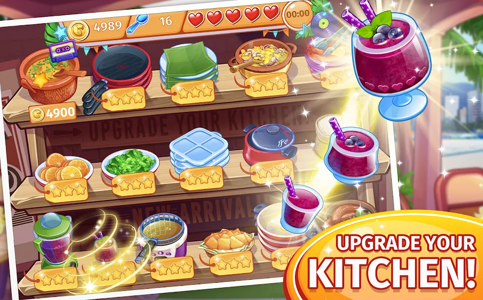 Cooking Craze: Restaurant Game (Мод Безлимитные монеты и алмазы) — скриншот 3