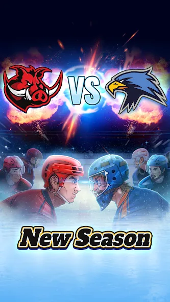 Взлом Superstar Hockey — Безлимитные деньги и энергия — скриншот 1