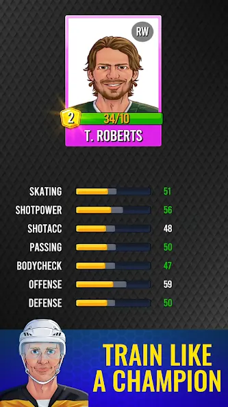 Взлом Superstar Hockey — Безлимитные деньги и энергия — скриншот 5