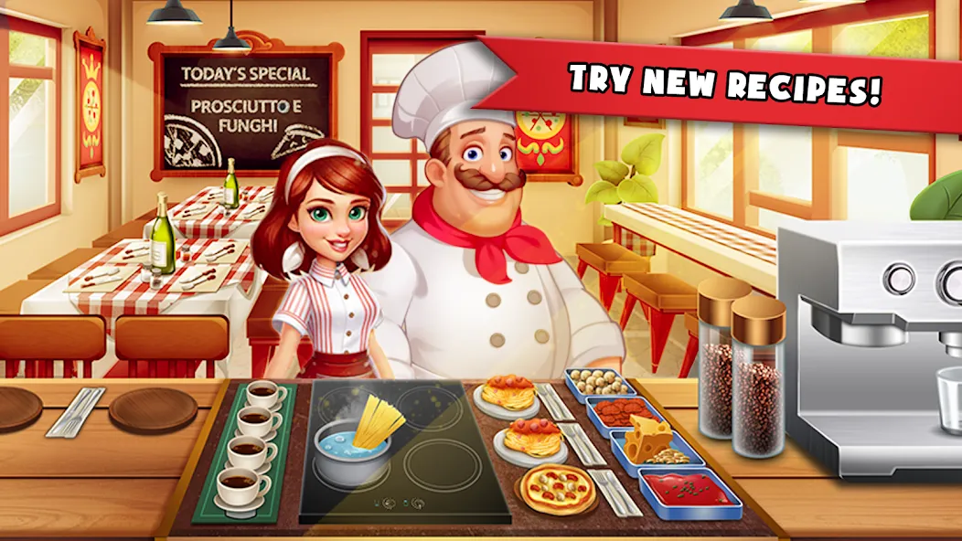 Cooking Madness: A Chef's Game на Андроид — Безлимитные монеты и жизни — скриншот 1 Cooking Madness: A Chef's Game на Андроид — Безлимитные монеты и жизни — скриншот 1